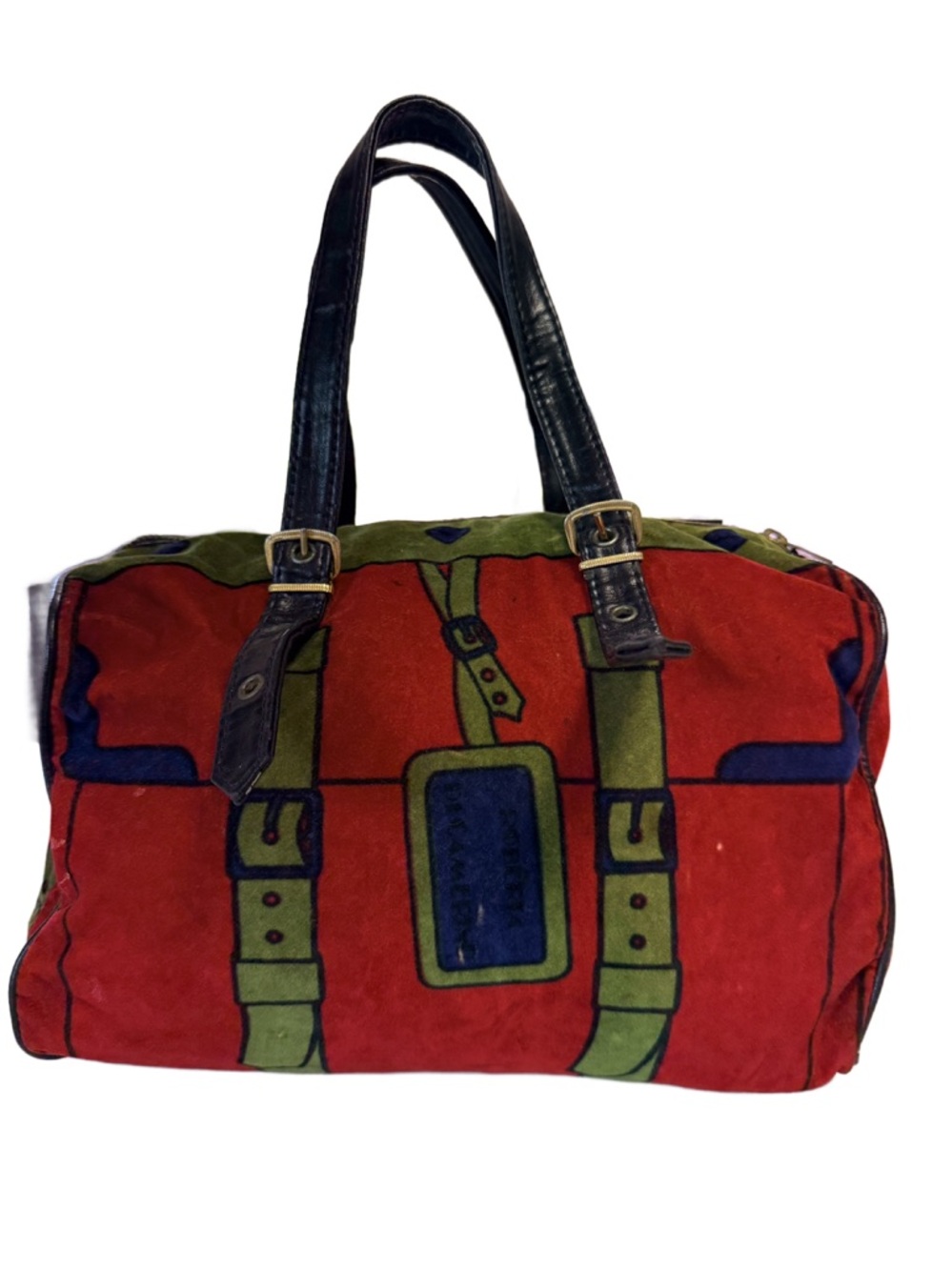 Roberta di Camerino Velvet Illusion Boston Bag
